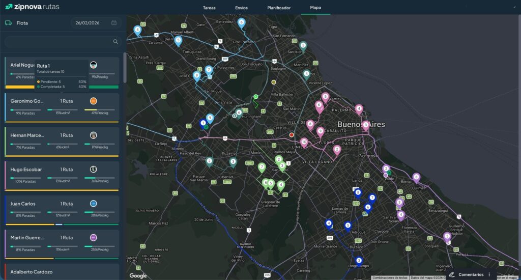 Monitoreo y visibilidad de tu operación en tiempo real