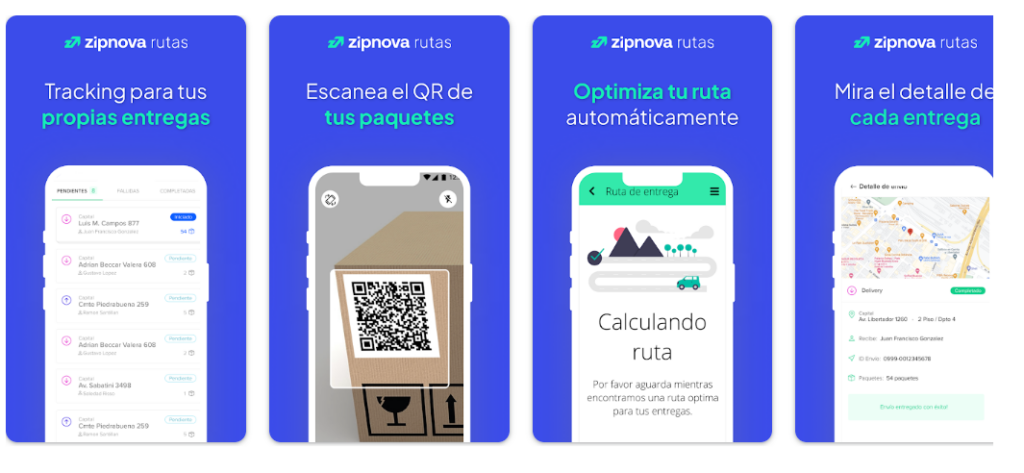 Zipnova Rutas - App para conductores